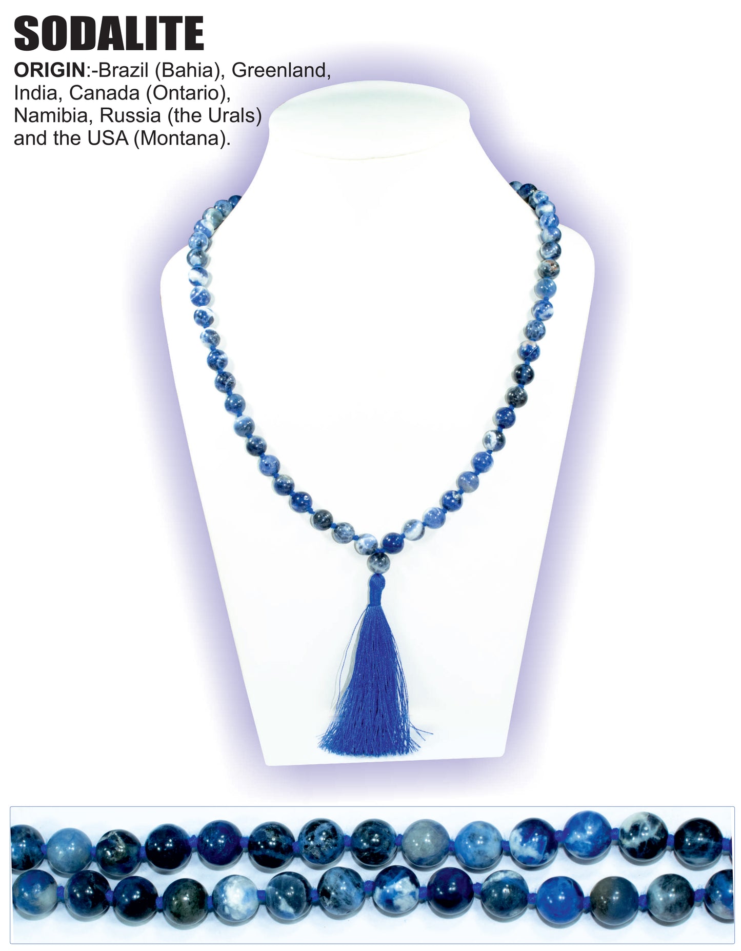 Sodalite Stone Mala