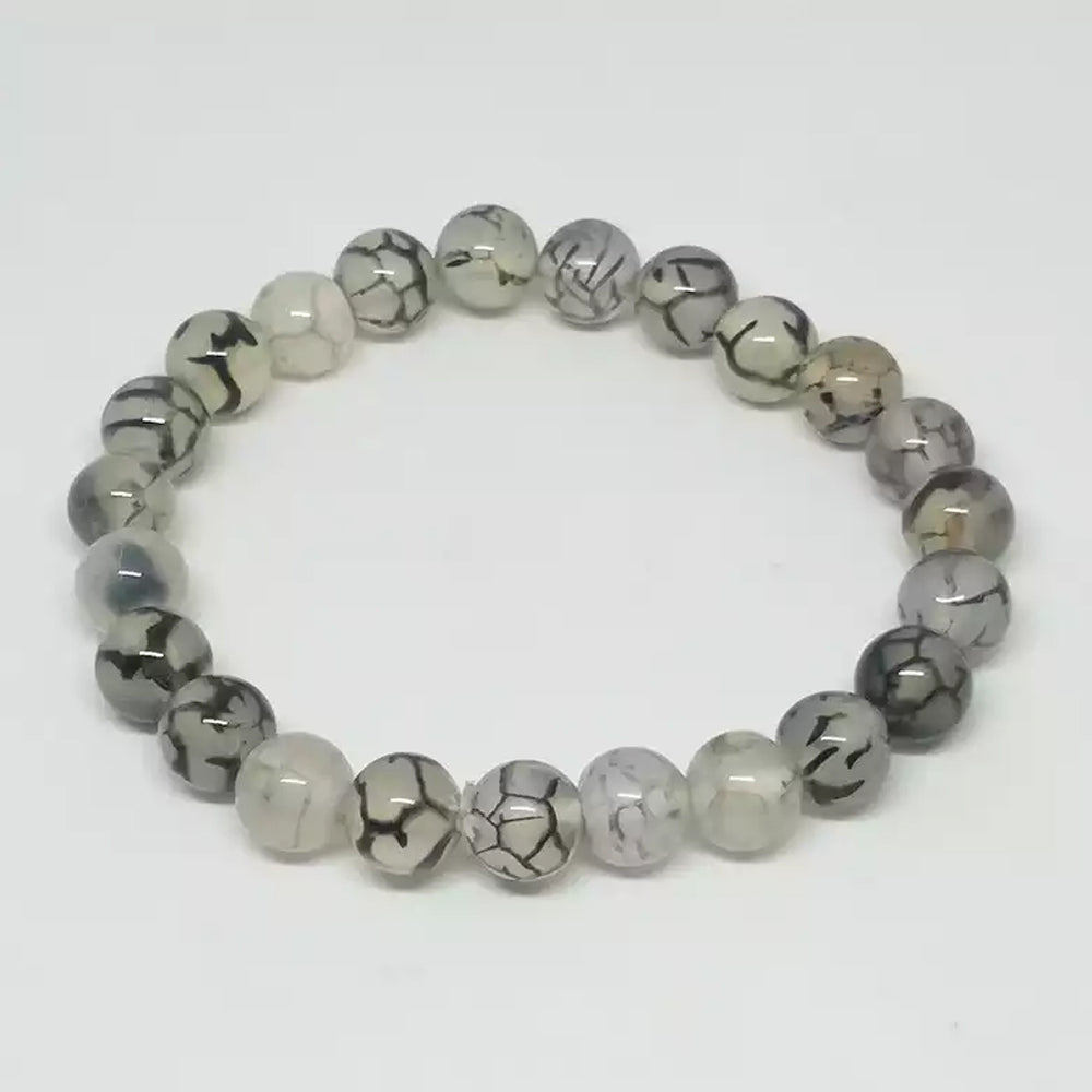 Dragon Vein Agate Bracelet