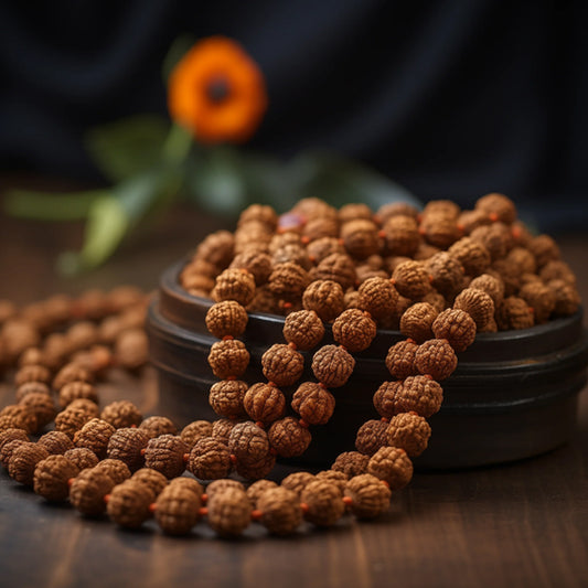 8 Mukhi  Rudraksha Mala