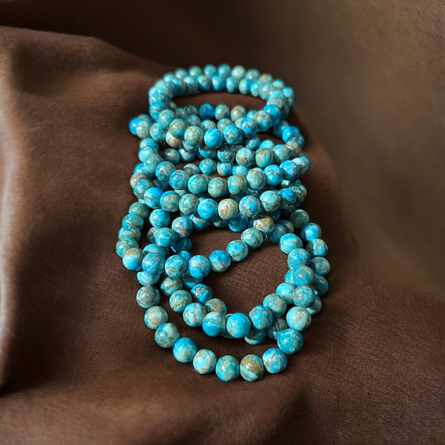 Blue Magnesite Turquoise Bracelet