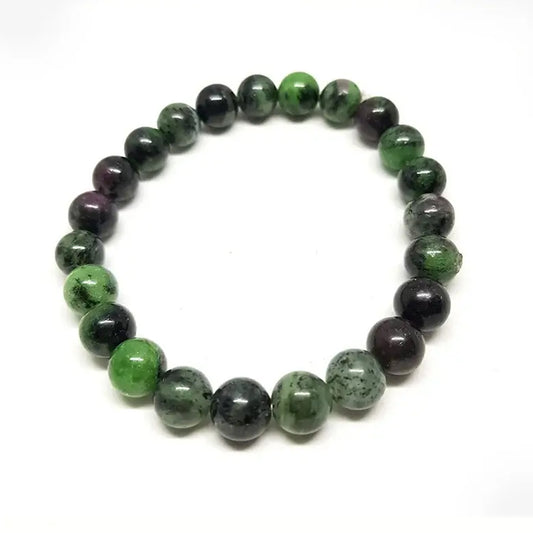 Ruby Zoisite Stone Bracelet