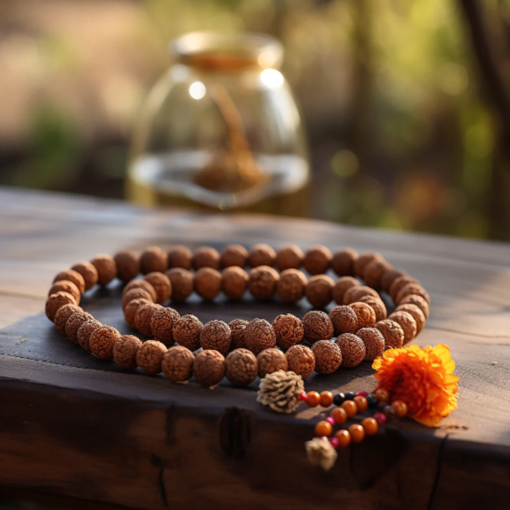 9 Mukhi Rudraksha Mala