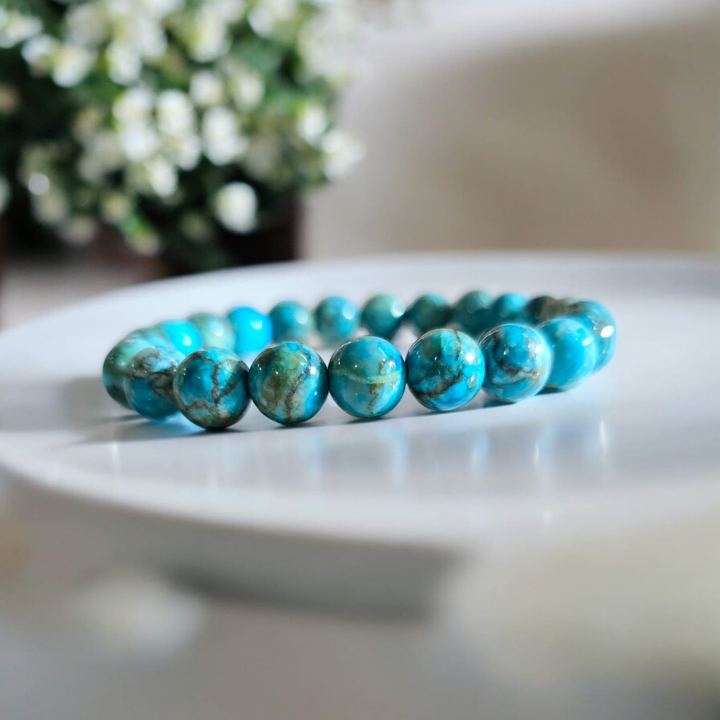 Blue Magnesite Turquoise Bracelet