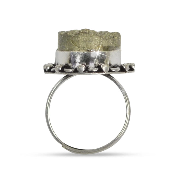 Gems Of Prosperity (Pyrite Healing Bracelet  + Pyrite Ring)