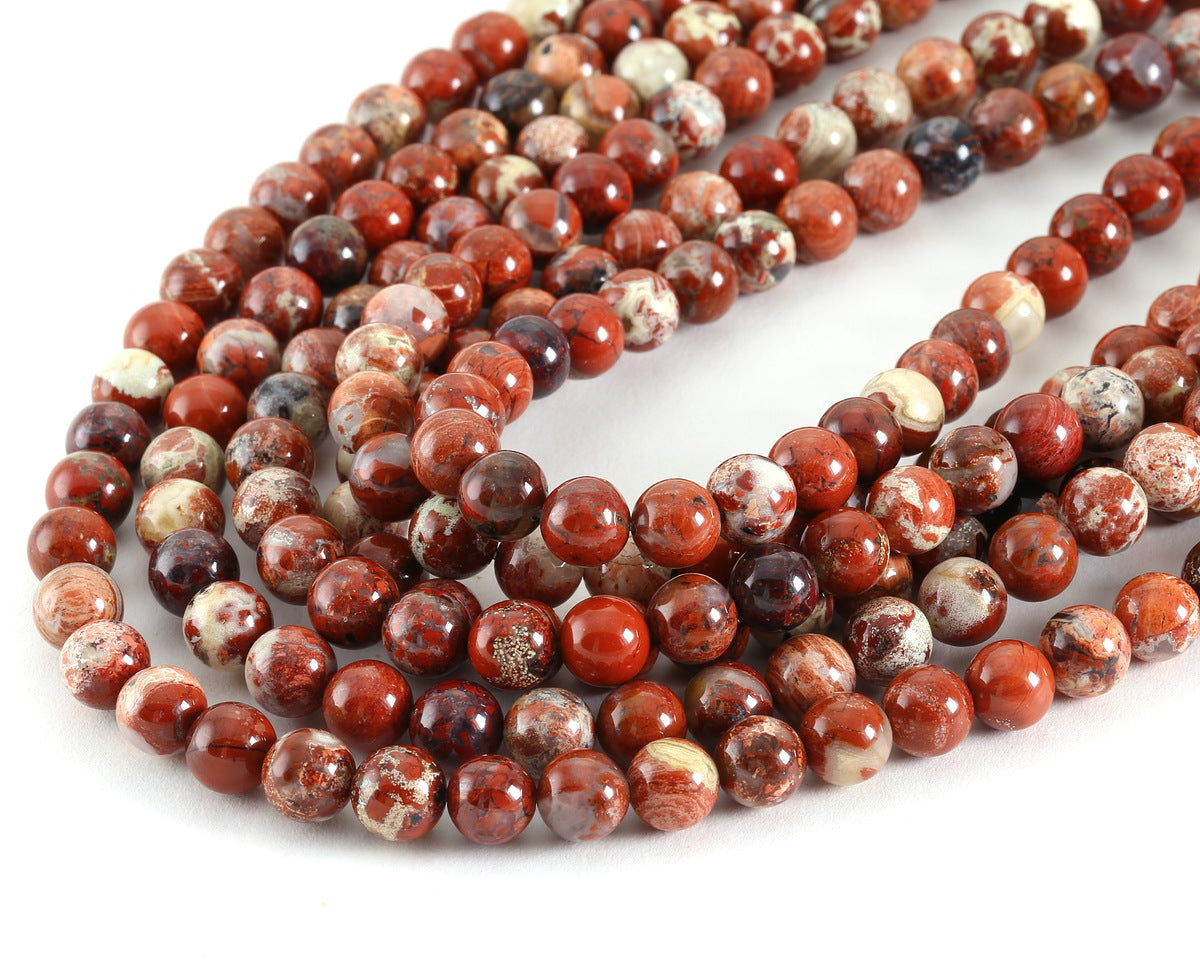 Poppy Jasper Stone Mala