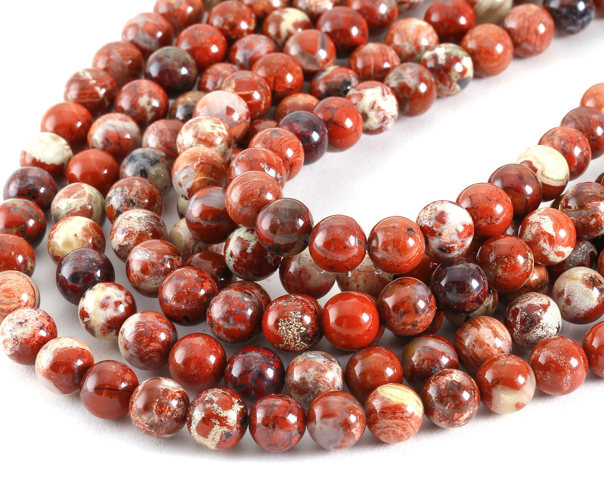 Poppy Jasper Stone Mala