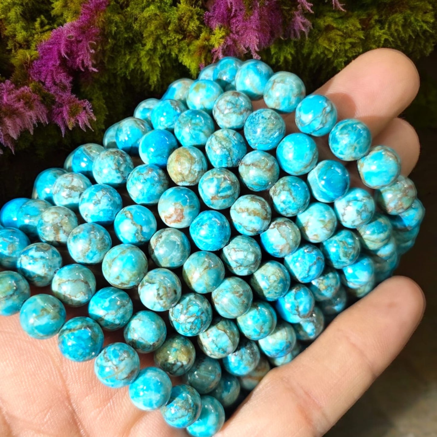 Blue Magnesite Turquoise Bracelet