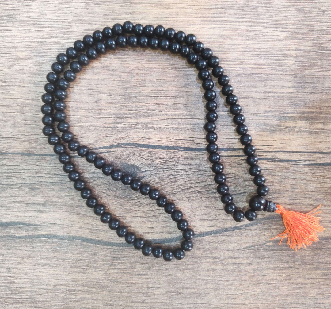 Ebony Mala /Karungali Mala 108+1