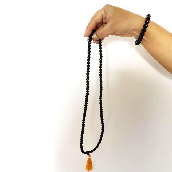 Ebony Mala /Karungali Mala 108+1