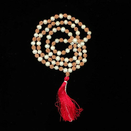 Rudraksha & Moti Mala