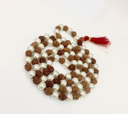 Rudraksha & Moti Mala