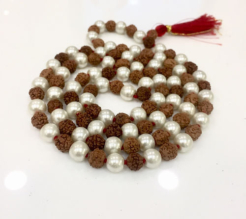 Rudraksha & Moti Mala