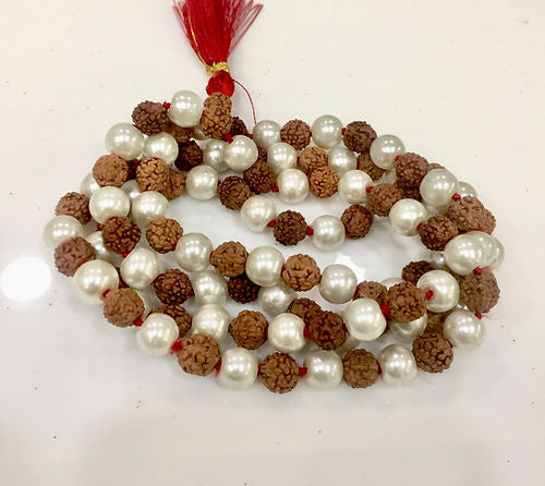 Rudraksha & Moti Mala