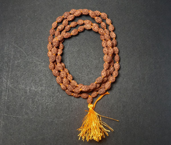 3 Mukhi  Rudraksha Mala