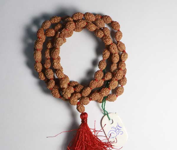 3 Mukhi  Rudraksha Mala