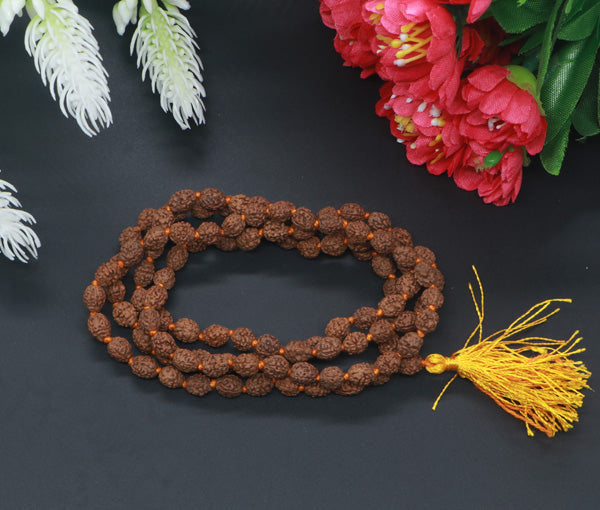 4 Mukhi  Rudraksha Mala