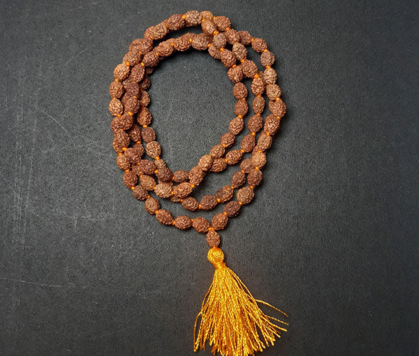 4 Mukhi  Rudraksha Mala