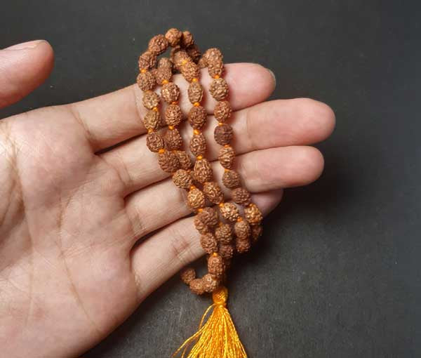 4 Mukhi  Rudraksha Mala