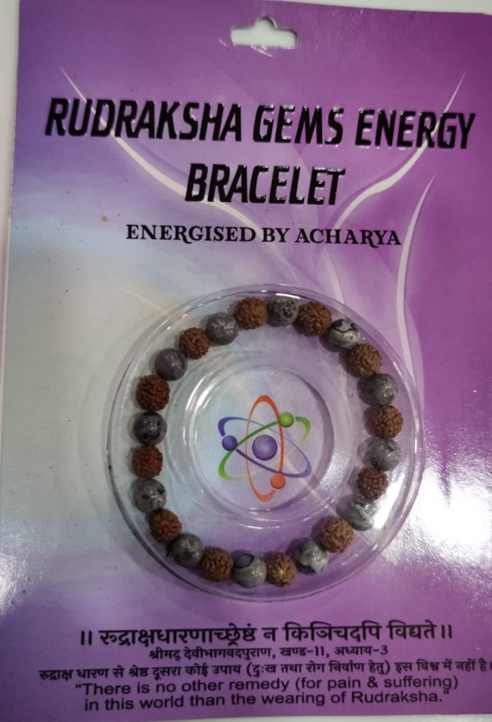 Rudraksha ratan energy Bracelet