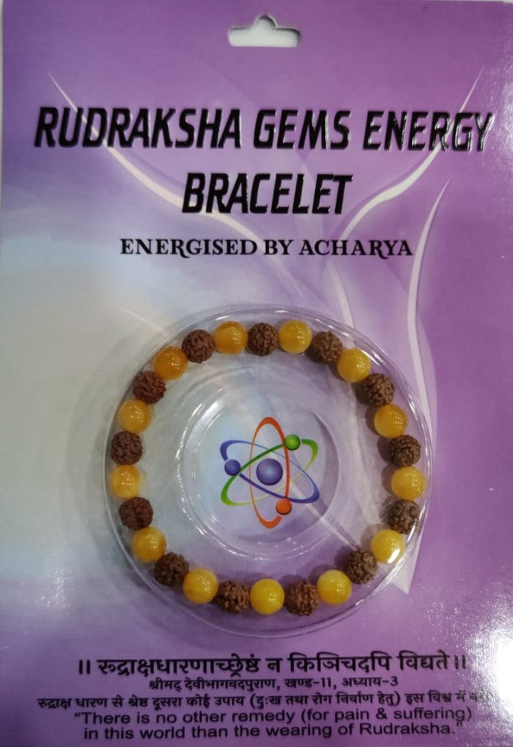 Rudraksha ratan energy Bracelet