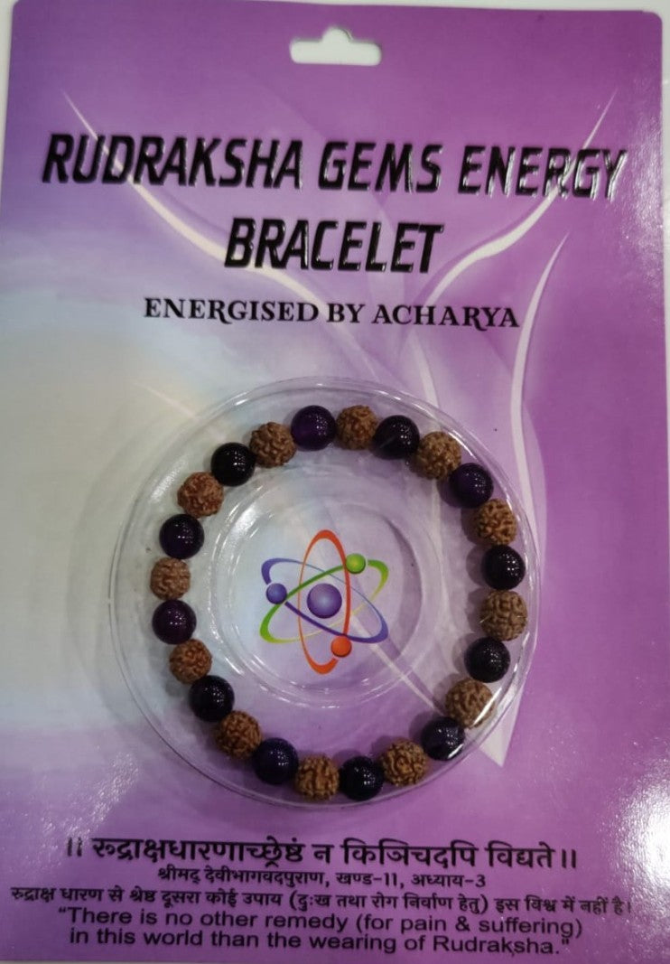 Rudraksha ratan energy Bracelet