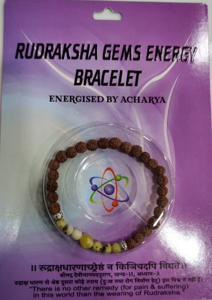 Rudraksha ratan energy Bracelet