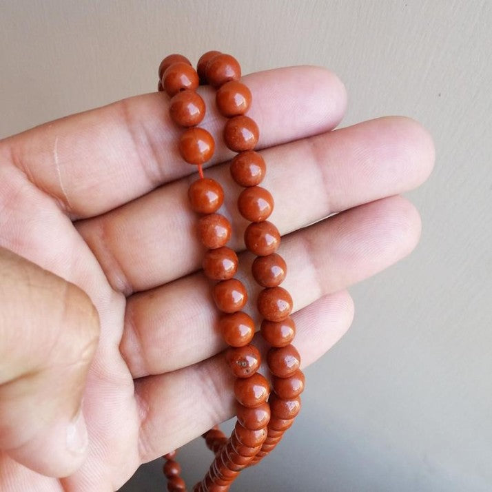 Red Jasper Stone Mala