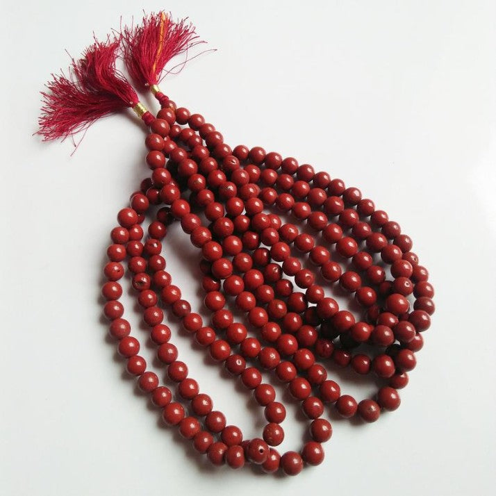 Red Jasper Stone Mala