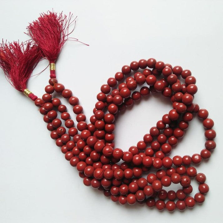 Red Jasper Stone Mala