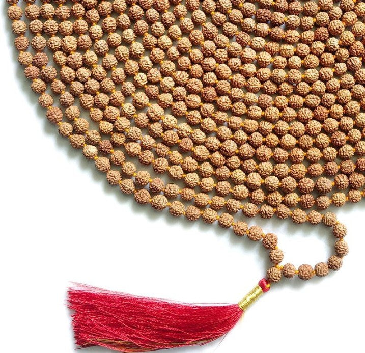 5 Mukhi Rudraksha 1008 Bead Mala