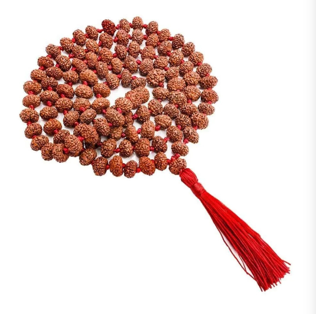 4 Mukhi  Rudraksha Mala