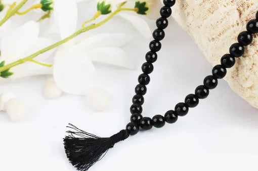 Black Jade Stone Mala