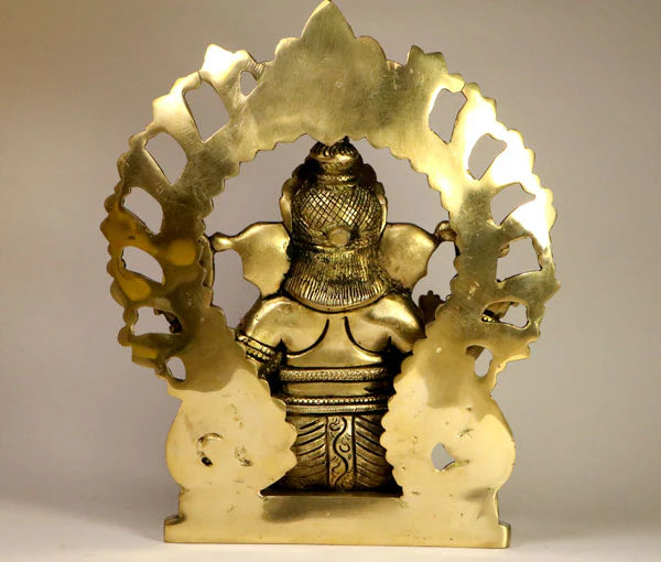 Ganpati Maharaj Pure Brass Idol