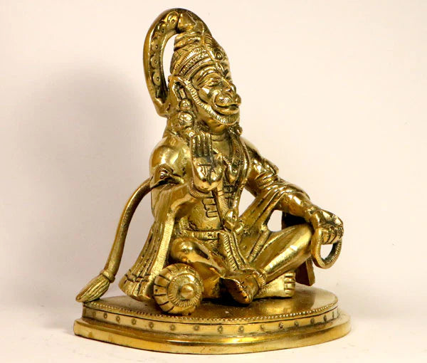 Hanumanji Pure Brass Idol