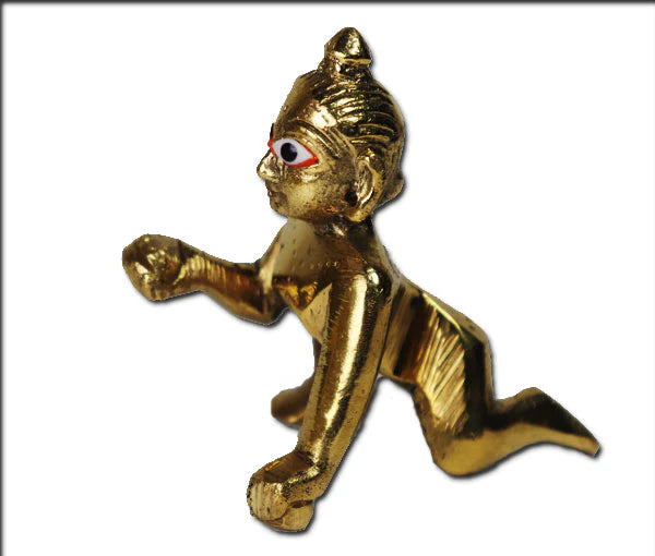 Laddu Gopal Pure Brass Idol