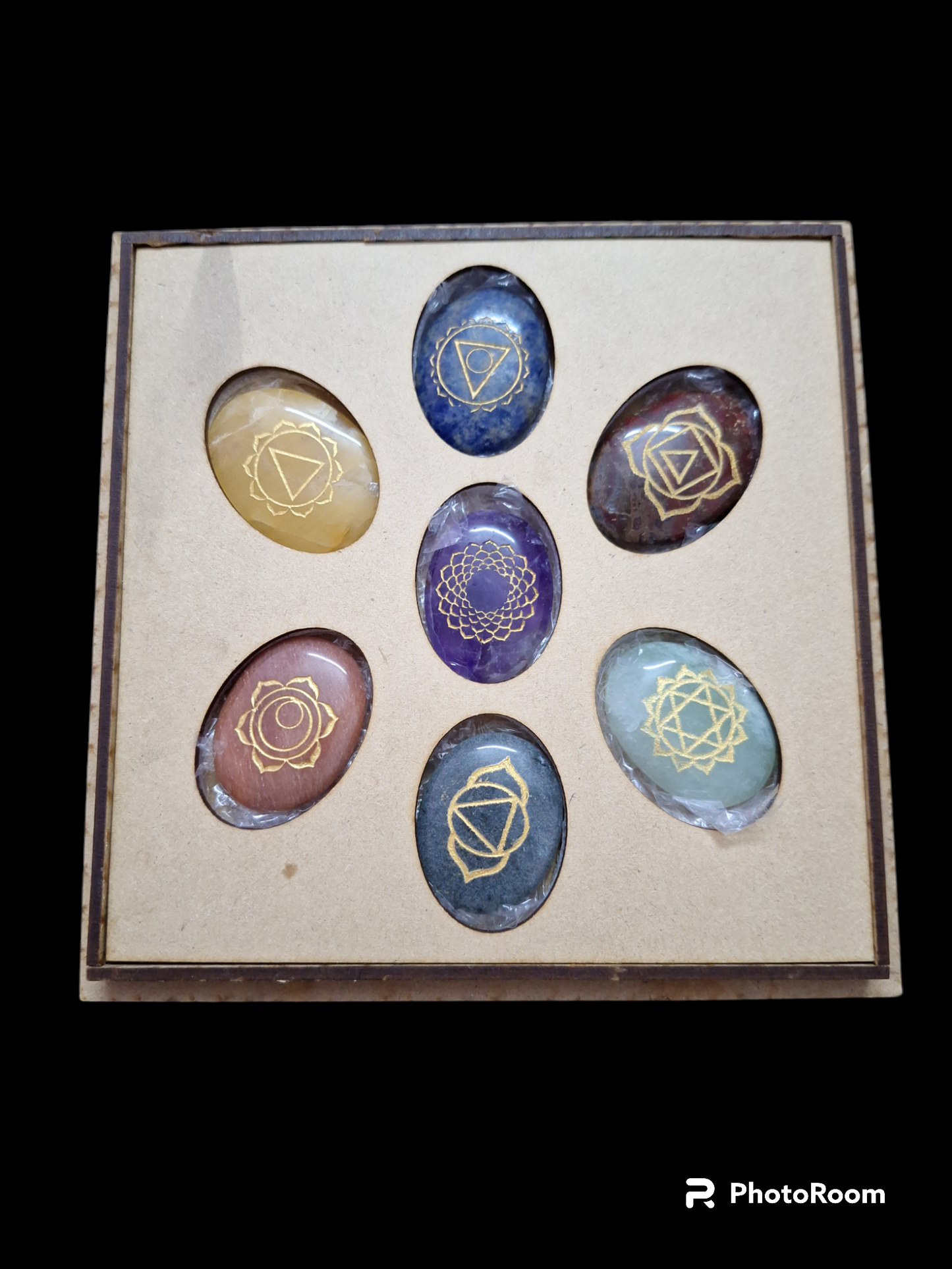 Seven Chakra Healing Stone Box