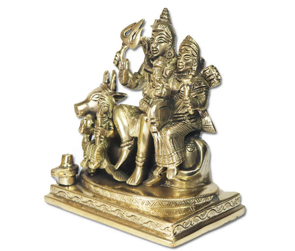 Shiv Parivar pure brass Idol (2kg)