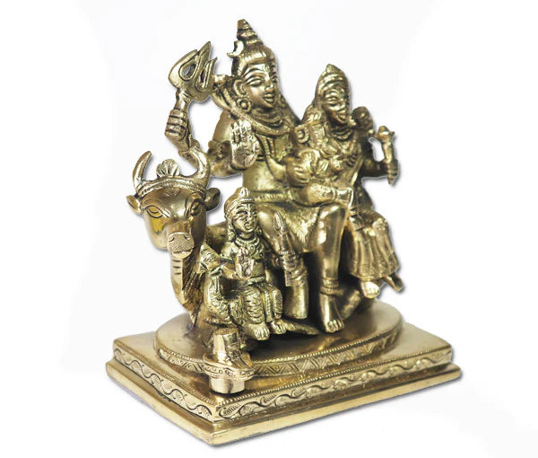 Shiv Parivar pure brass Idol (2kg)