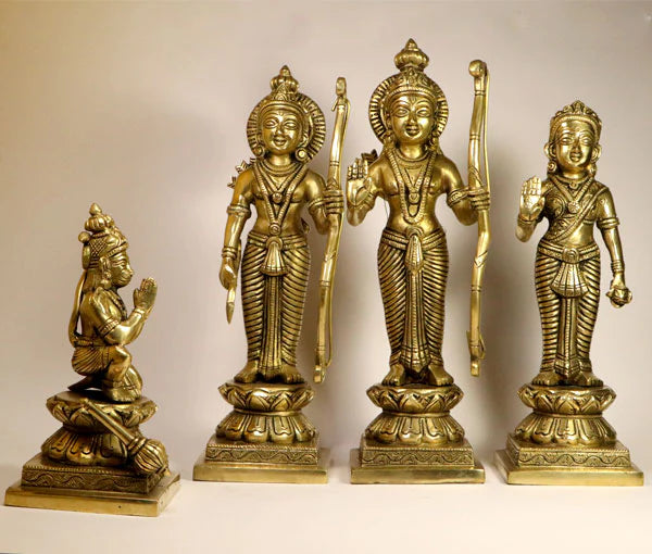 Ram Darbaar Pure Brass idol(6 Kgs)