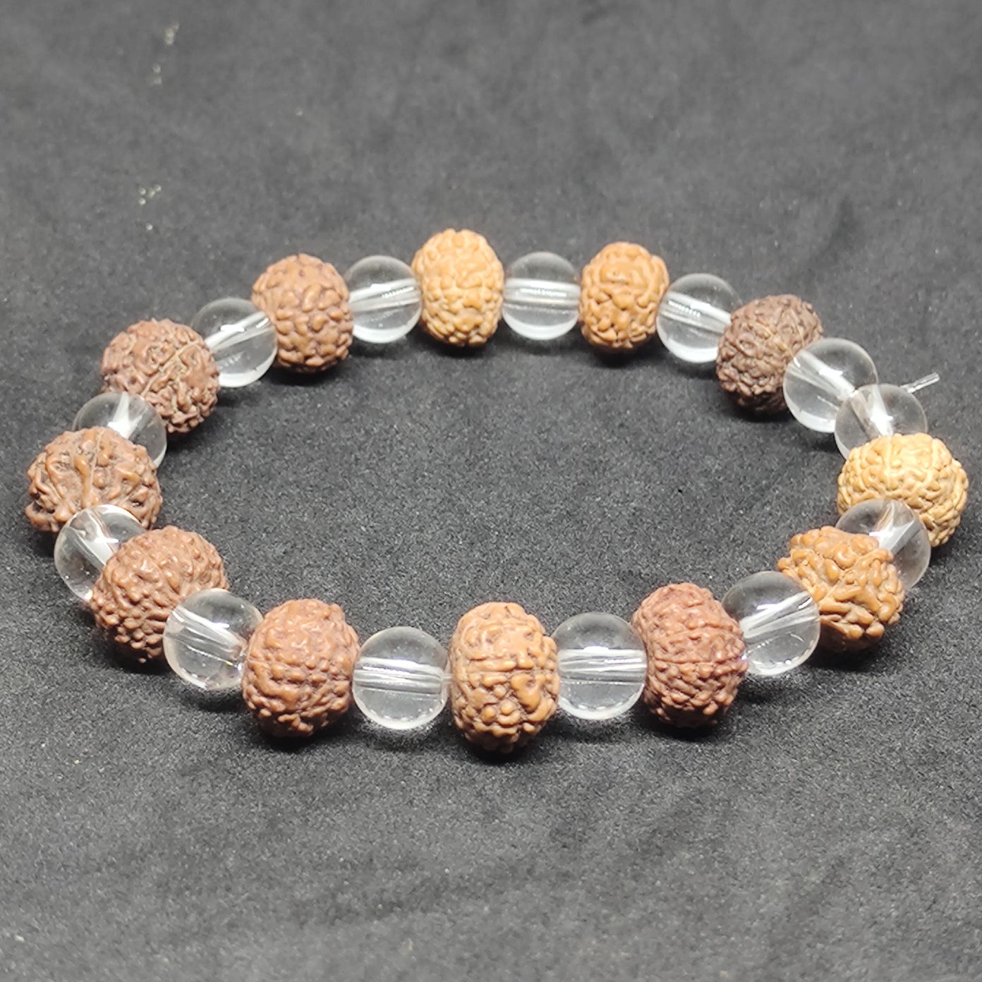 Sphatik Rudraksha Bracelet